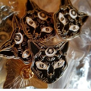 Mystical Cat Pins